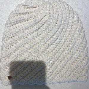 Kate Spade White Beanie